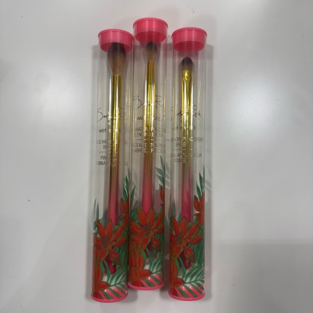 Bretman Rock x Wet n Wild Floral Makeup Brush Trio